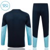 Argentina Trænings Sweatshirt 2026-27 Kvart-Zip Flåde TIL Børn